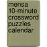 Mensa 10-Minute Crossword Puzzles Calendar