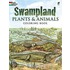 Swampland Plants and Animals Coloring book