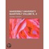 Vanderbilt University Quarterly Volume . 8