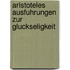 Aristoteles Ausfuhrungen Zur Gluckseligkeit