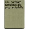 Elau Software Templates Als Programierhilfe door Marcel Voigt