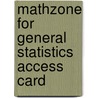 Mathzone for General Statistics Access Card door McGraw-Hill