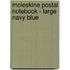 Moleskine Postal Notebook - Large Navy Blue