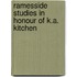 Ramesside Studies In Honour Of K.A. Kitchen