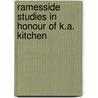 Ramesside Studies In Honour Of K.A. Kitchen door Steven R. Snape