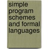 Simple Program Schemes and Formal Languages by J. Engelfriet