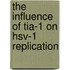 The Influence Of Tia-1 On Hsv-1 Replication