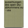 Auswirkungen Des Open Sky Abkommens Eu - Usa door Olaf Witte