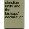 Christian Unity and the Bishops' Declaration door Onbekend