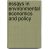 Essays in Environmental Economics and Policy door Dhawal Nagpal