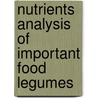 Nutrients Analysis of Important Food Legumes door Amjad Iqbal