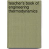 Teacher's Book of Engineering Thermodynamics door Ignacio Lopez Paniagua