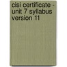 Cisi Certificate - Unit 7 Syllabus Version 11 door Bpp Learning Media