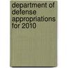 Department of Defense Appropriations for 2010 door United States Congressional House