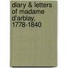 Diary & Letters of Madame D'Arblay, 1778-1840 door Frances Burney