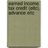 Earned Income Tax Credit (Eitc), Advance Eitc