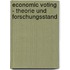 Economic Voting - Theorie Und Forschungsstand