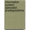 Information System Specialist Predispositions door Tarja Tiainen