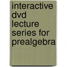 Interactive Dvd Lecture Series For Prealgebra by Not Available
