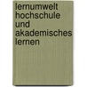 Lernumwelt Hochschule und akademisches Lernen door Marold Wosnitza
