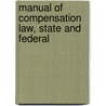 Manual of Compensation Law, State and Federal door Nicholas Herman Dosker