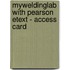 MyWeldingLab with Pearson Etext - Access Card