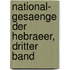 National- Gesaenge Der Hebraeer, Dritter Band