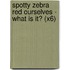 Spotty Zebra Red Ourselves - What Is It? (X6)