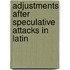 Adjustments after Speculative Attacks in Latin