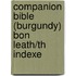 Companion Bible (Burgundy) Bon Leath/Th Indexe