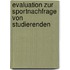 Evaluation zur Sportnachfrage von Studierenden