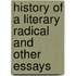 History of a Literary Radical and Other Essays