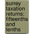 Surrey Taxation Returns: Fifteenths and Tenths