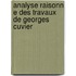 Analyse Raisonn E Des Travaux de Georges Cuvier