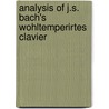 Analysis of J.S. Bach's Wohltemperirtes Clavier by Hugo Riemann