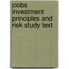 Ciobs Investment Principles And Risk Study Text door Bpp Learning Media