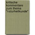 Kritische Kommentare zum Thema "Naturheilkunde"