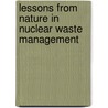 Lessons from Nature in Nuclear Waste Management door Nuria Marcos