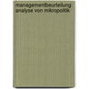 Managementbeurteilung: Analyse von Mikropolitik door Cornelia Kutasi