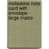 Moleskine Note Card With Envelope - Large Maize