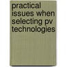 Practical Issues When Selecting Pv Technologies door United States Government