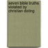 Seven Bible Truths Violated by Christian Dating