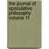 The Journal of Speculative Philosophy Volume 11