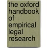 The Oxford Handbook of Empirical Legal Research door Peter Cane