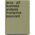 Acca - P3 Business Analysis Interactive Passcard