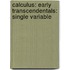 Calculus: Early Transcendentals: Single Variable