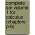 Complete Sm Volume 1 for Calculus (Chapters P-6)