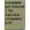 Complete Sm Volume 1 for Calculus (Chapters P-6) by Ron Larson