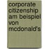 Corporate Citizenship am Beispiel von McDonald's