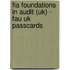 Fia Foundations In Audit (uk) - Fau Uk Passcards